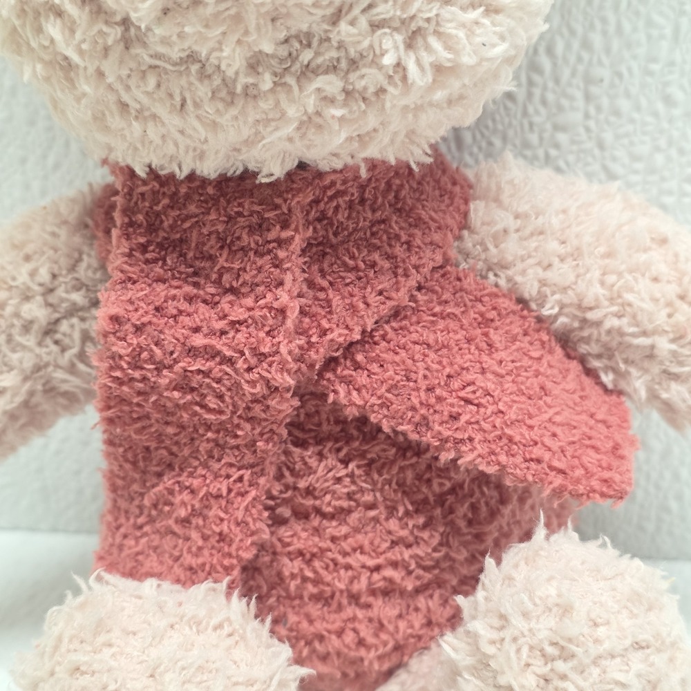 Barefoot Dreams Disney Winnie The Pooh Piglet With Scarf 8.5" Pink Plush - Picture 6 of 15